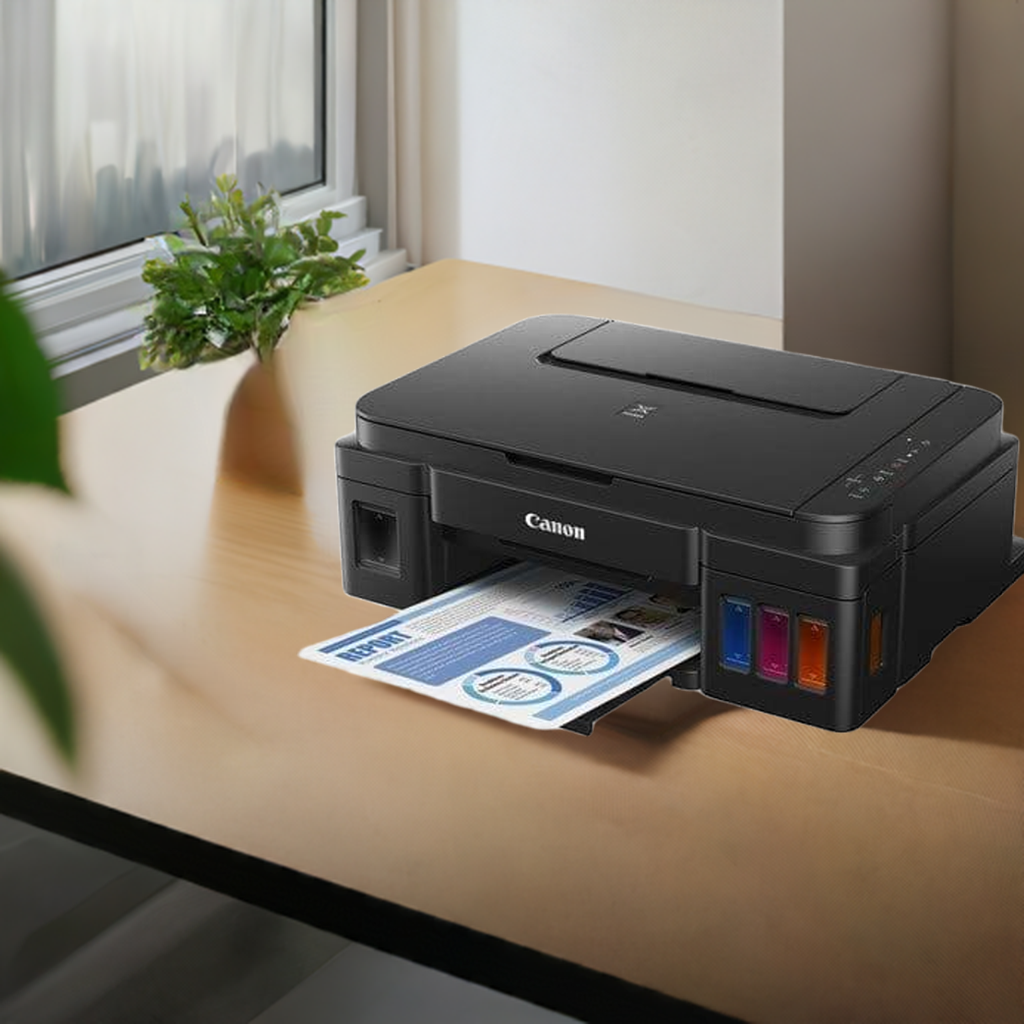 Canon PIXMA G2410 3 in 1 Colour Printer Print Scan And Copy