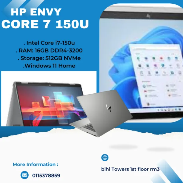 Hp Envy X360 14-Es1023Dx Core 7-150U - Image 5