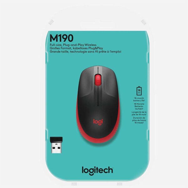 Logitech Wireless Mouse M190 - Image 2